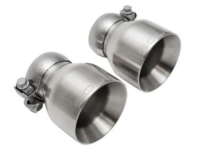 Porsche 718 GT4 / Spyder / GTS Cayman Race Exhaust (Resonated) - Brushed Straight Cut Double Wall Tips - SOUL Performance