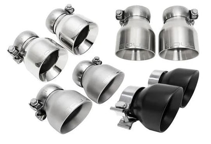 Porsche 718 GT4 / Spyder / GTS Cayman Bolt On Exhaust Tips - Brushed Slash Cut Double Wall - SOUL Performance