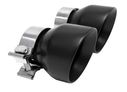 Porsche 718 GT4 RS Valved Exhaust - Jet-Hot Matte Black Slash Cut Tips - SOUL Performance