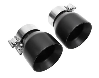 Porsche 718 GT4 / Spyder / GTS Cayman Race Exhaust (Non-Resonated) - Jet Hot Ceramic Matte Black Straight Cut Single Wall Tips - SOUL Performance