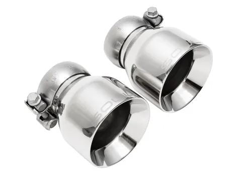 Porsche 718 GT4 / Spyder / GTS Cayman Bolt On Exhaust Tips - Polished Straight Cut Double Wall - SOUL Performance