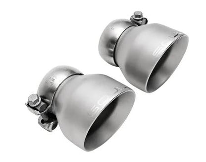 Porsche 718 GT4 / Spyder / GTS Cayman Race Exhaust (Resonated) - Signature Satin Slash Cut Double Wall Tips - SOUL Performance