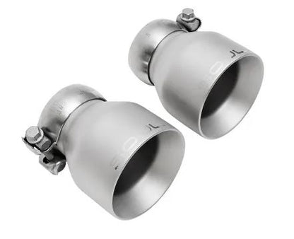 Porsche 718 GT4 / Spyder / GTS Cayman Race Exhaust (Non-Resonated) - Signature Satin Straight Cut Double Wall Tips - SOUL Performance