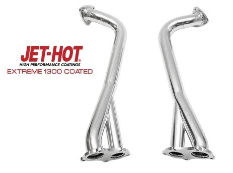 Porsche 718 GT4 / Spyder / GTS Cayman Competition Over Axle Pipes - Jet Hot Classic Polish Ceramic Coated - SOUL Performance