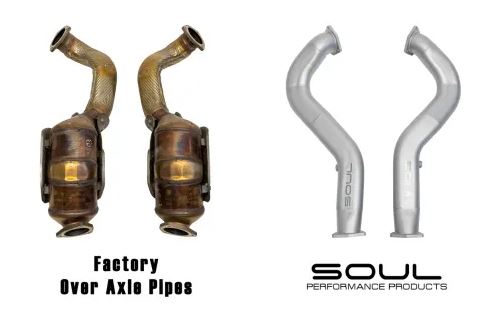 Porsche 718 GT4 RS Competition Over Axle Pipes - SOUL Performance