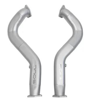 Porsche 718 GT4 RS Competition Over Axle Pipes - Jet Hot Classic Polish Ceramic Coated - SOUL Performance