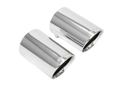 Porsche 718 Cayman / Boxster Competition Package - (Valved) - "Short" Polished Chrome Tips - SOUL Performance