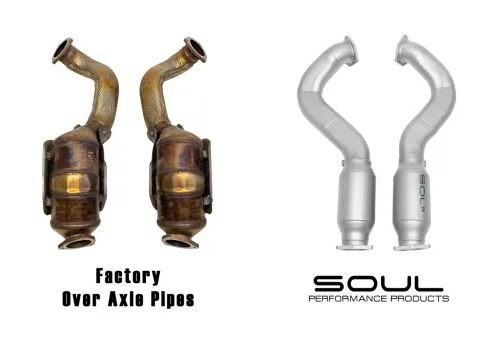 Porsche 718 GT4 RS Resonated Over Axle Pipes - SOUL Performance