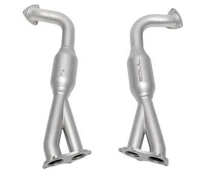 Porsche 718 GT4 / Spyder / GTS Cayman Resonated Over Axle Pipes - SOUL Performance