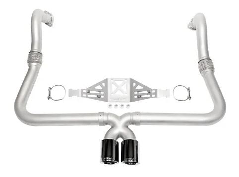 Porsche 718 Cayman / Boxster Sport Package - (Non-Valved) - Manual Trans - Black Chrome Tips - SOUL Performance