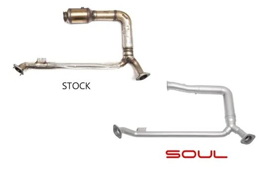 Porsche 718 Cayman / Boxster Street Package - (Valved) - "Long" Polished Chrome Tips - SOUL Performance