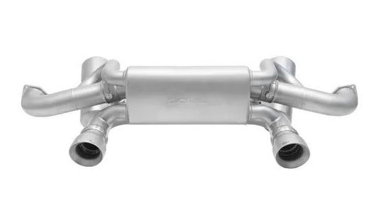 Porsche 718 GT4 RS Valved Exhaust - Signature Satin Slash Cut Tips - SOUL Performance
