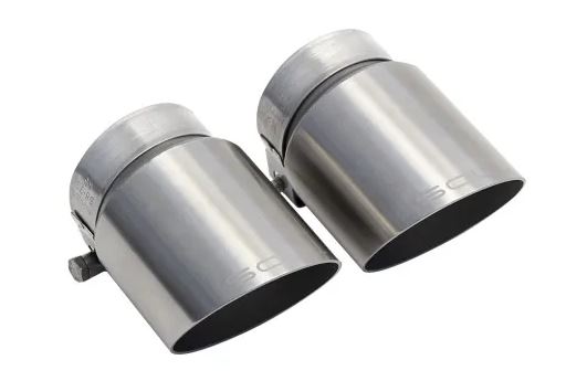 Porsche 981 Cayman / Boxster Race Exhaust System - PDK Trans - Slash Cut Single Wall Tips (Brushed) - SOUL Performance