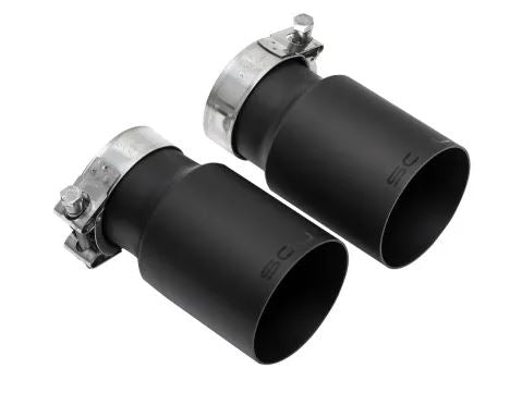 Porsche 981 Cayman / Boxster Valved Exhaust System - Straight Cut Single Wall Tips  (Satin Black) - SOUL Performance