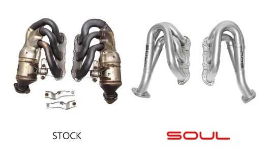 Porsche 981 Cayman / Boxster Competition Headers (catless) - SOUL Performance