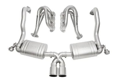 Porsche 981 GT4 / Spyder Competition Package - Slash Cut Single Wall Tips  (Titanium) - SOUL Performance