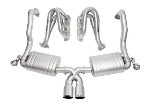 Porsche 981 GT4 / Spyder Competition Package - Straight Cut Single Wall Tips  (Titanium) - SOUL Performance