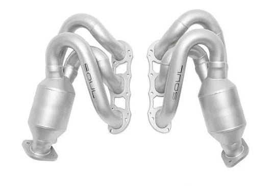 Porsche 981 GT4 / Spyder Long Tube Street Headers (w/ HJS 200 cell catalytic converters)- SOUL Performance