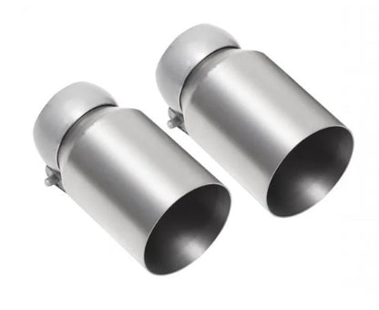 Porsche 987.1 Cayman / Boxster Performance Exhaust System - Straight Cut Single Wall Tips  (Titanium) - SOUL Performance
