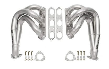 Porsche 987.1 Cayman / Boxster Competition Headers (catless) with Catted O2 Spacers (pair) - SOUL Performance