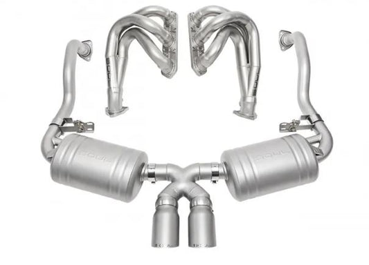 Porsche 987.1 Cayman / Boxster Competition Package - Black Chrome Tips - SOUL Performance