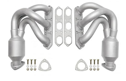 Porsche 987.1 Cayman / Boxster Long Tube Street Headers (w/ HJS 200 cell catalytic converters) - SOUL Performance