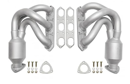 Porsche 987.1 Cayman / Boxster Long Tube Street Headers (w/ HJS 200 cell catalytic converters) - SOUL Performance