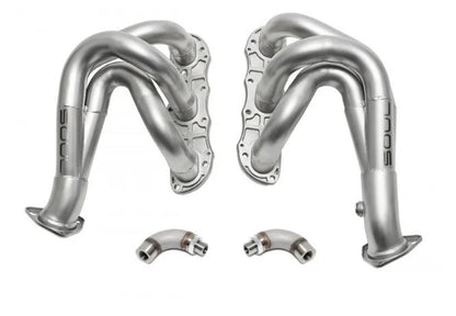 Porsche 987.2 Cayman / Boxster Competition Headers (catless) with O2 Spacers (pair) - SOUL Performance
