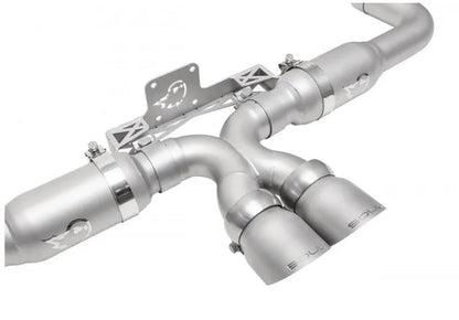 Porsche 987.2 Cayman / Boxster Race Exhaust System - PDK Trans - Straight Cut Single Wall Tips (Signature Satin) - SOUL Performance