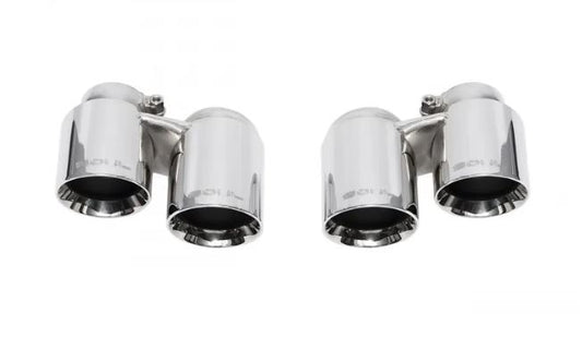 Porsche 991.1 Carrera Base / S / GTS (with PSE) Bolt On Exhaust Tips - Polished Chrome - SOUL Performance