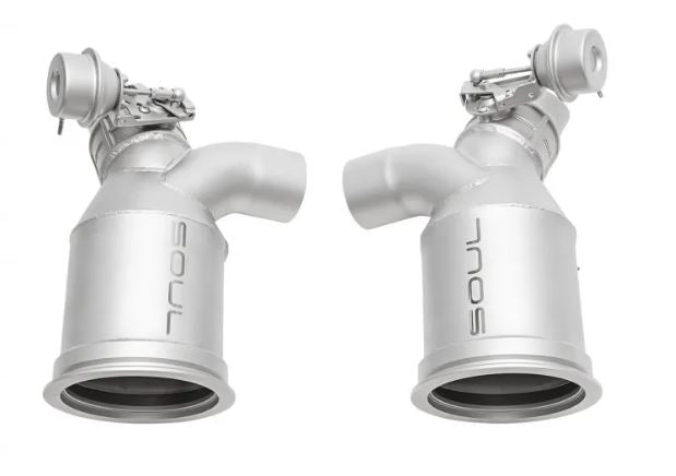 Porsche 991.2 GT2 RS Cat Bypass Pipes - SOUL Performance