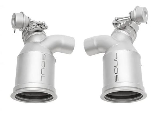 Porsche 991.2 GT2 RS Cat Bypass Pipes - SOUL Performance