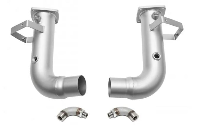 Porsche 991.2 Carrera (without PSE) Cat Bypass Pipes with O2 Spacers (pair) - SOUL Performance