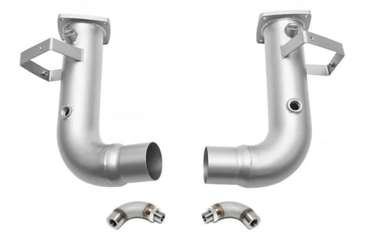 Porsche 991.2 Carrera (without PSE) Cat Bypass Pipes with O2 Spacers (pair) - SOUL Performance