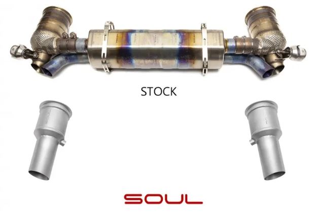 Porsche 991.2 GT2 RS Competition Race Pipes - SOUL Performance