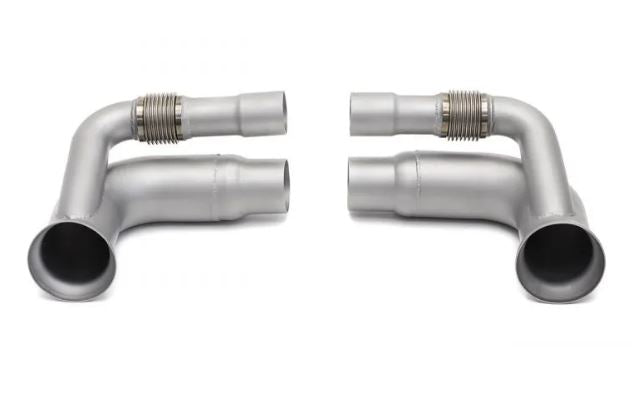 Porsche 991.1 / 991.2 GT3 Side Muffler Bypass Pipes (non-valved) - SOUL Performance