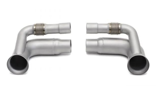 Porsche 991.1 / 991.2 GT3 Side Muffler Bypass Pipes (non-valved) - SOUL Performance
