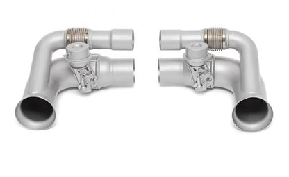 Porsche 991.1 / 991.2 GT3 Side Muffler Bypass Pipes (Valved) - SOUL Performance