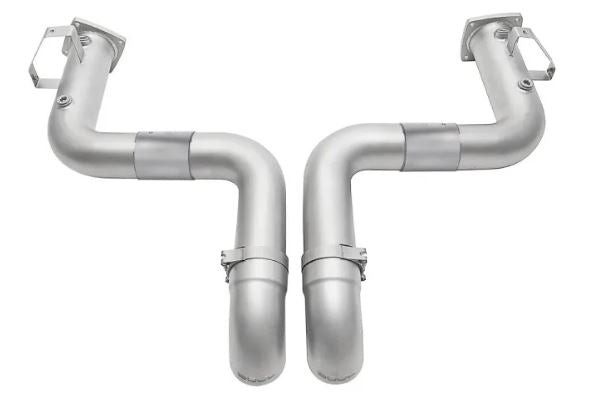 Porsche 991.2 Carrera (with PSE) Trackback Turbo Back Exhaust System - 3" Turn Down Tips  (Signature Satin) - SOUL Performance