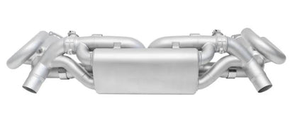 Porsche 991.2 Carrera Base / S (without PSE) Valved Exhaust Package - Polished Chrome Tips - SOUL Performance