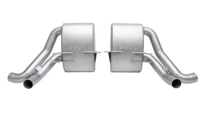 Porsche 996 Carrera 4S Sport Side Mufflers - Black Chrome Tips - SOUL Performance