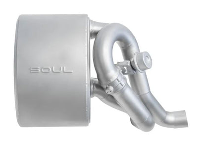 Porsche 996 Carrera 4S Valved Side Mufflers - Polished Chrome Tips - SOUL Performance