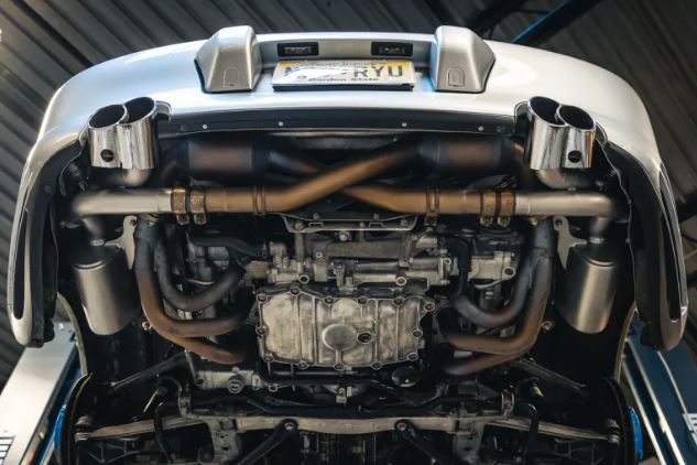 Porsche 996 Carrera 4S Valved Side Mufflers - Polished Chrome Tips - SOUL Performance