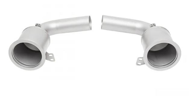 Porsche 992 Turbo Cat Bypass Pipes (PSE ONLY) - US Models / Non-GPF equipped vehicles - SOUL Performance