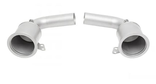 Porsche 992 Turbo Cat Bypass Pipes (PSE ONLY) - US Models / Non-GPF equipped vehicles - SOUL Performance