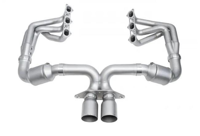 Porsche 992 GT3 200 Cell Catted Sections ONLY for SOUL Race Exhaust System - SOUL Performance
