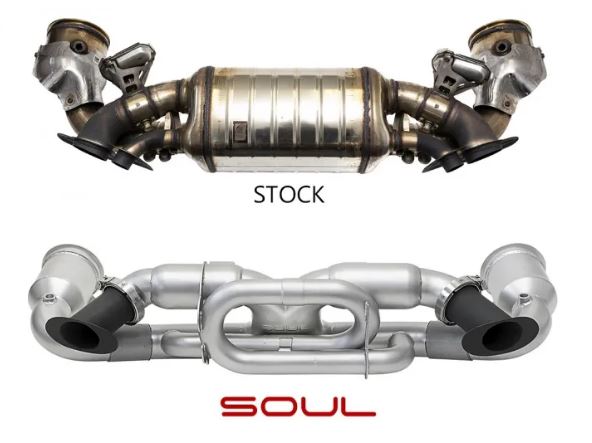 Porsche 992 Turbo Competition Performance Exhaust System - SOUL Performance