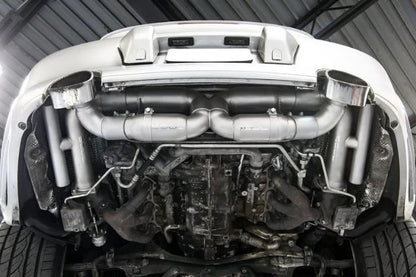 Porsche 996 GT2 Sport X-Pipe Exhaust System (includes Sport Catalytic Converters) - Reuse factory tips - SOUL Performance