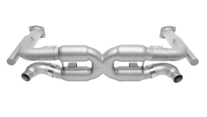 Porsche 996 Turbo Competition X-Pipe Exhaust System (includes Cat Bypass Pipes) - Reuse factory tips - SOUL Performance