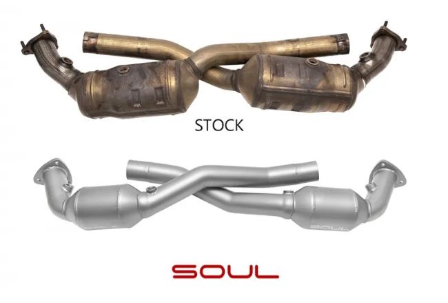 Porsche 996 Carrera Sport Catalytic Converters - SOUL Performance